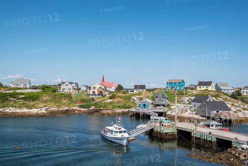 Excursion ship in the port of Peggy's Cove