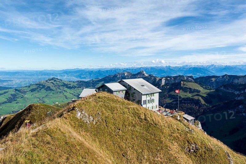 Schafler mountain inn in the Appenzell Alps