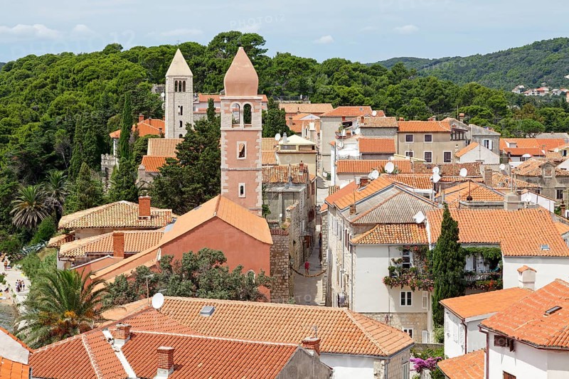 View from the tower of St Mary's Cathedral of the historic centre