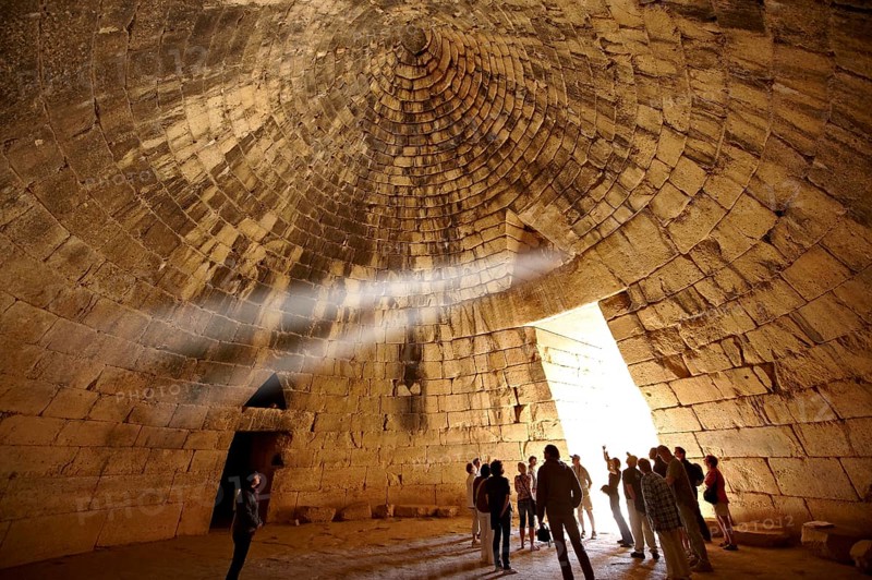 Interior of the Treasury of Atreus