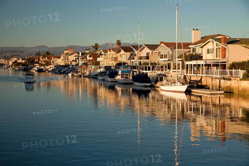 Houses and yachts on the water