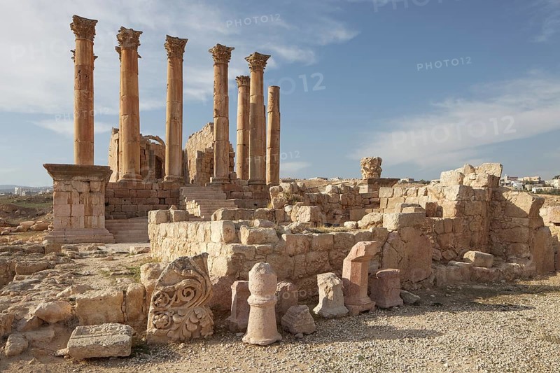 Building fragments in front of Artemis Temple