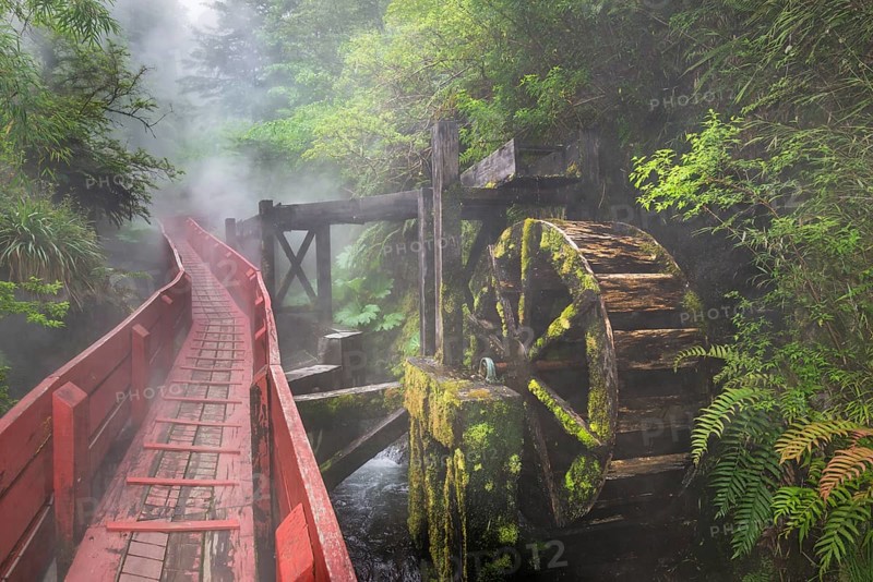 Old water wheel