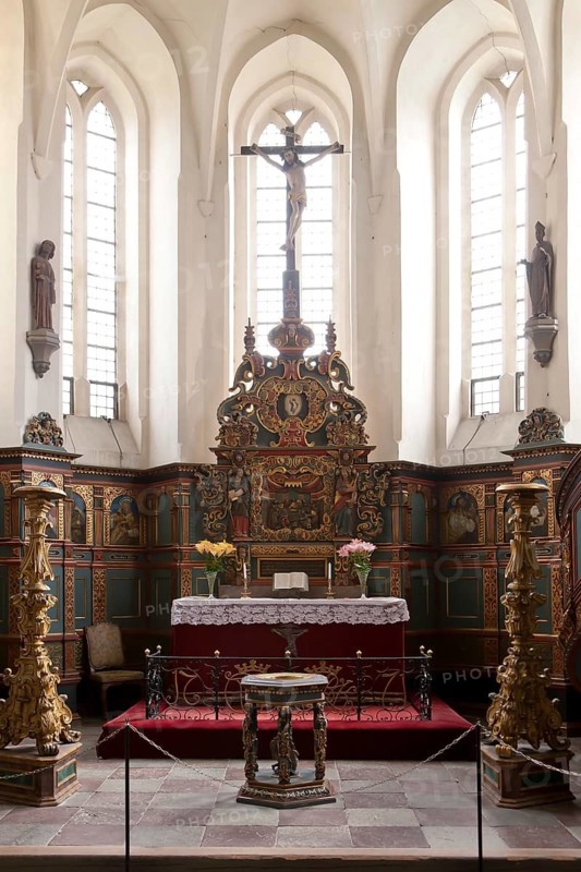 Inside the romantic Chapel at Gavno Castle