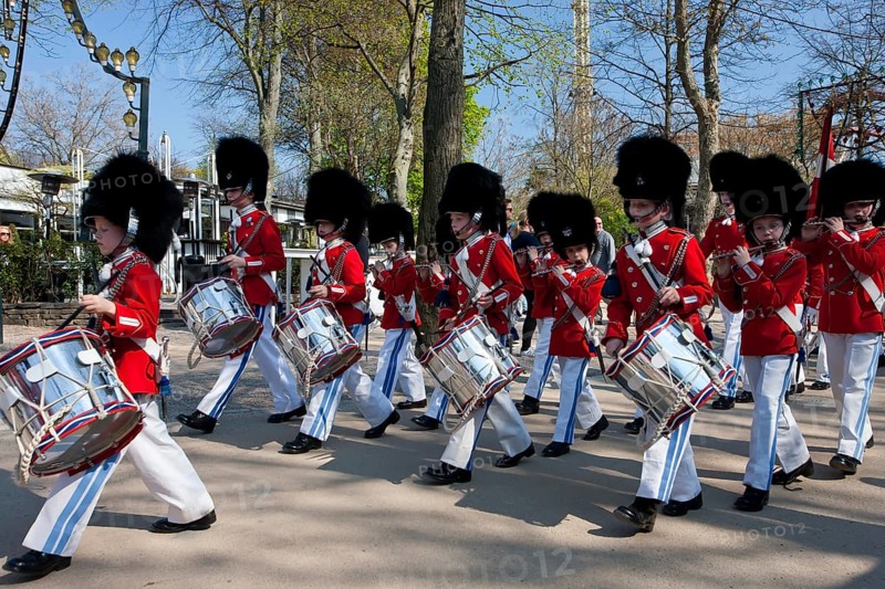 The Tivoli Garde playing