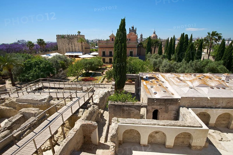 Gardens in the Alcazar de Jerez