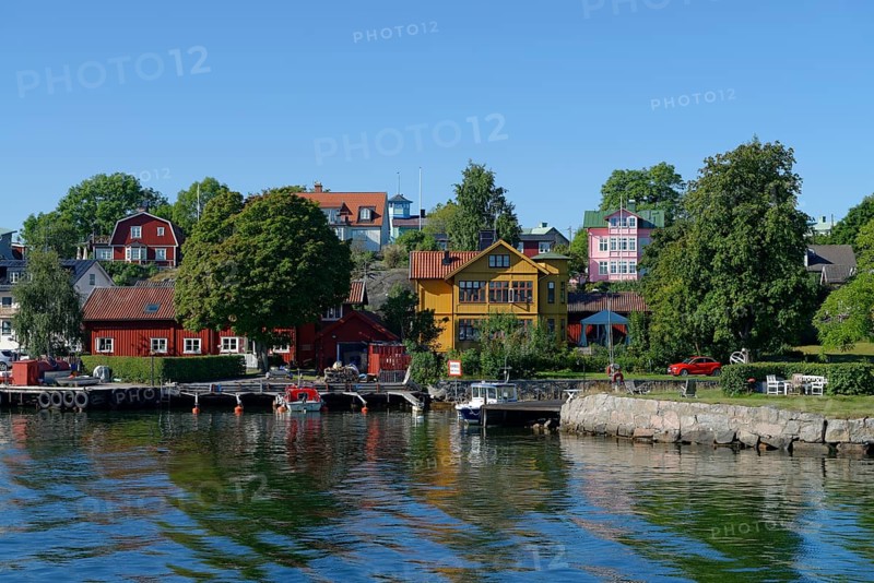 Cityscape of Vaxholm