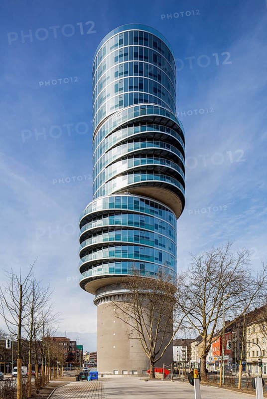 Exzenterhaus office building on a listed bunker