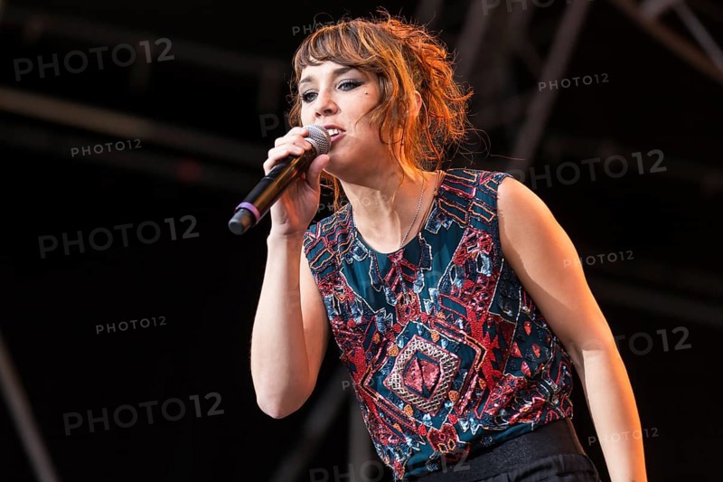 The French singer Isabelle Geffroy aka ZAZ