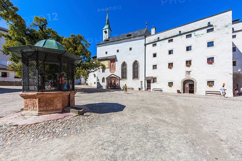Courtyard of the fortress Hohensalzburg