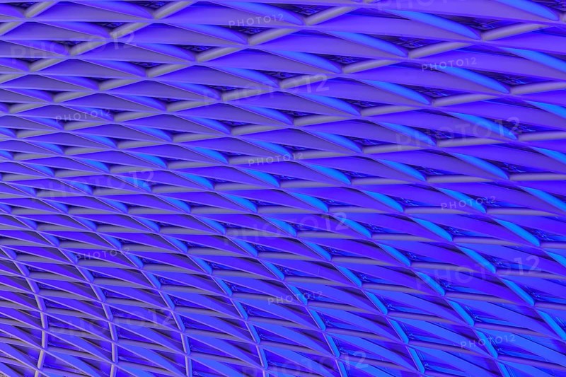 Modern roof construction by John Mc Aslan at King's Cross Station