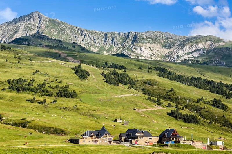 Ski resort on the Pla de Beret plateau