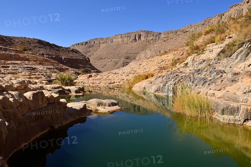 Water in a guelta at Idaran Canyon