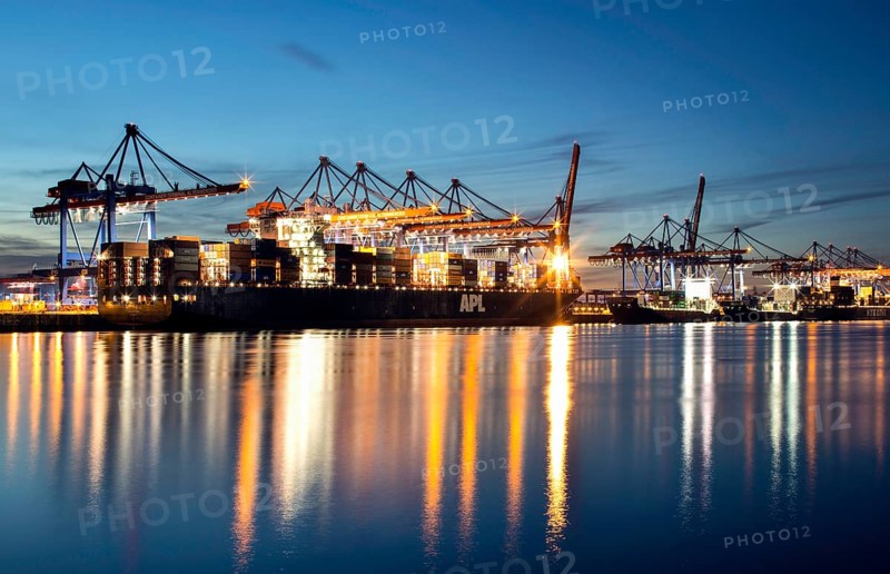 Altenwerder container terminal in the Port of Hamburg