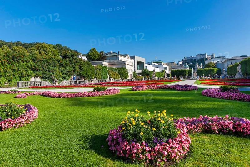 Mirabell Gardens at Mirabell Palace