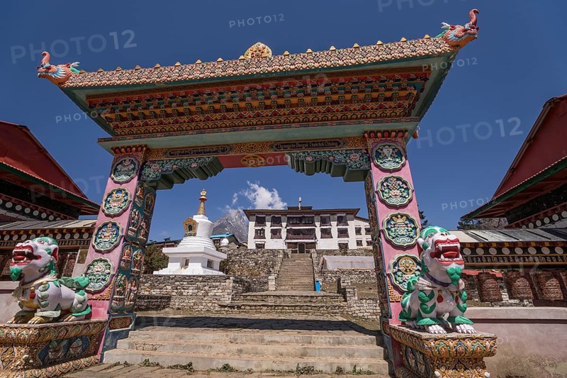 Gate to the Tengboche monastery