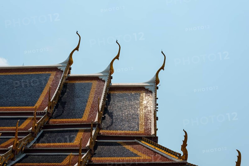 Roof of the Wat Phra Kaeo Temple