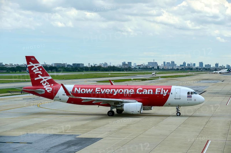 Airbus of Air Asia at Don Mueang Airport