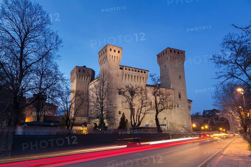 Vignola castle at dusk