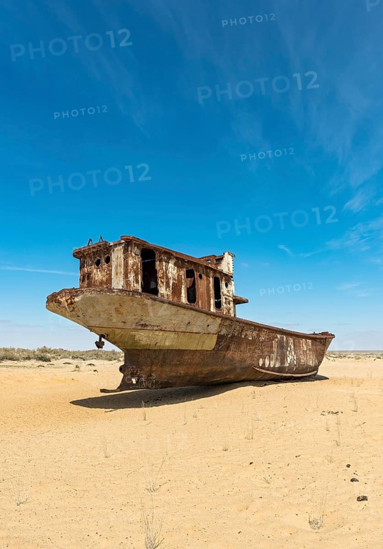 Shipwreck at Moynak Ship Cemetery