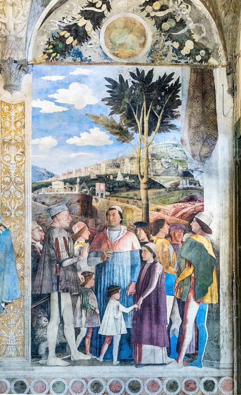 Meeting of Prince Ludovico with his Cardinal son Francesco