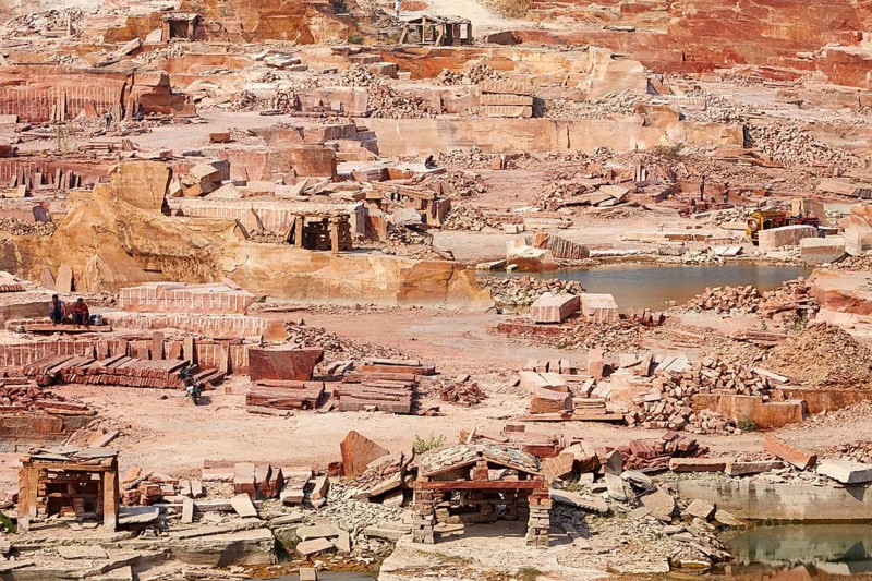 Sandstone quarry near Jaisalmer