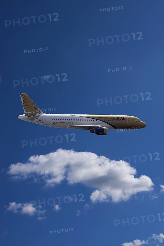 A9C-AM Gulf Air Airbus A320-214 in flight