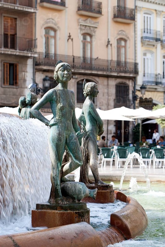 Riu Turia fountain
