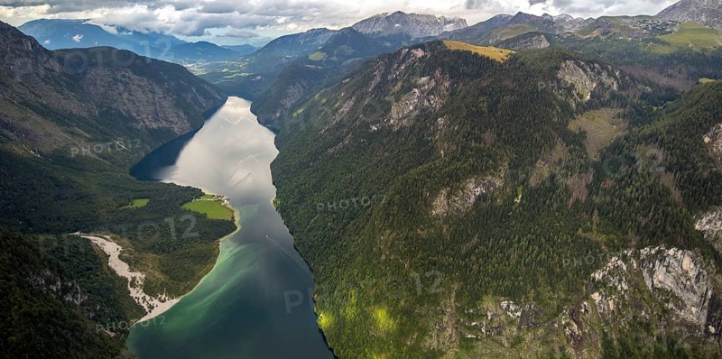 View of the Alps with Konigssee