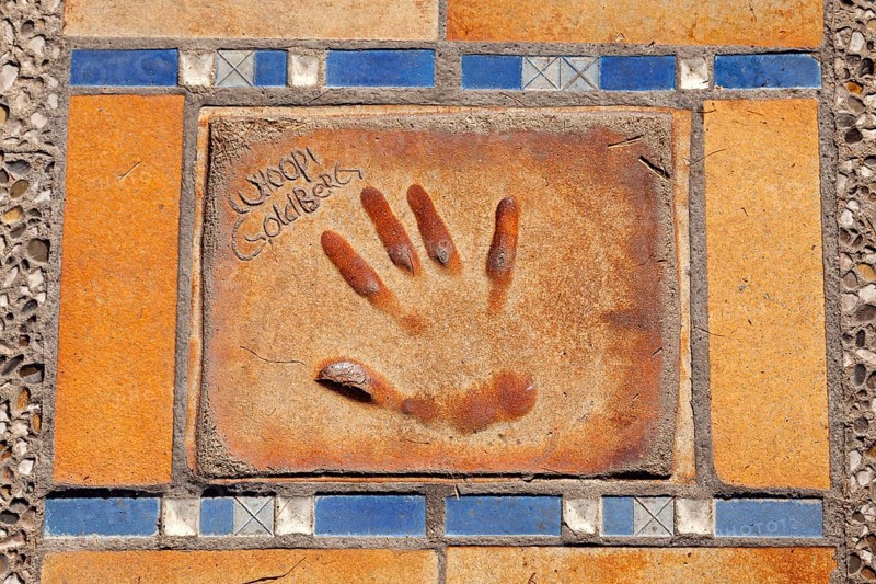 Handprint of Whoopi Goldberg