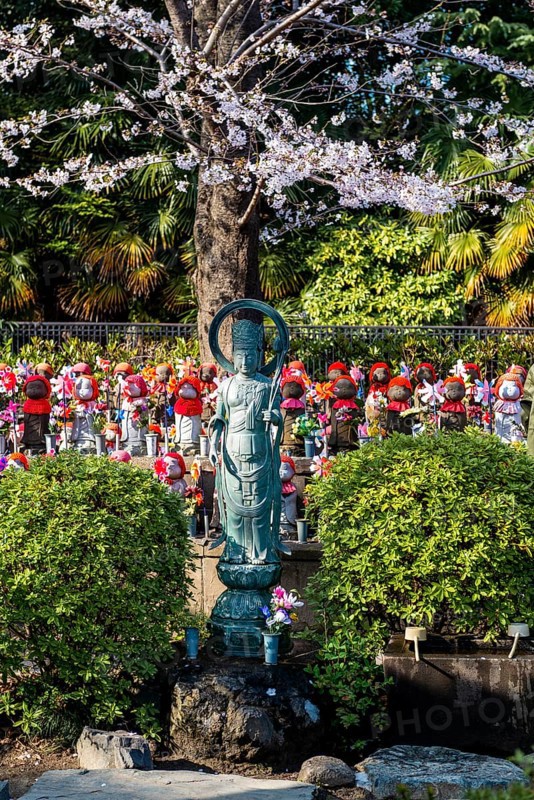 Unborn Children Garden with Jizo statues