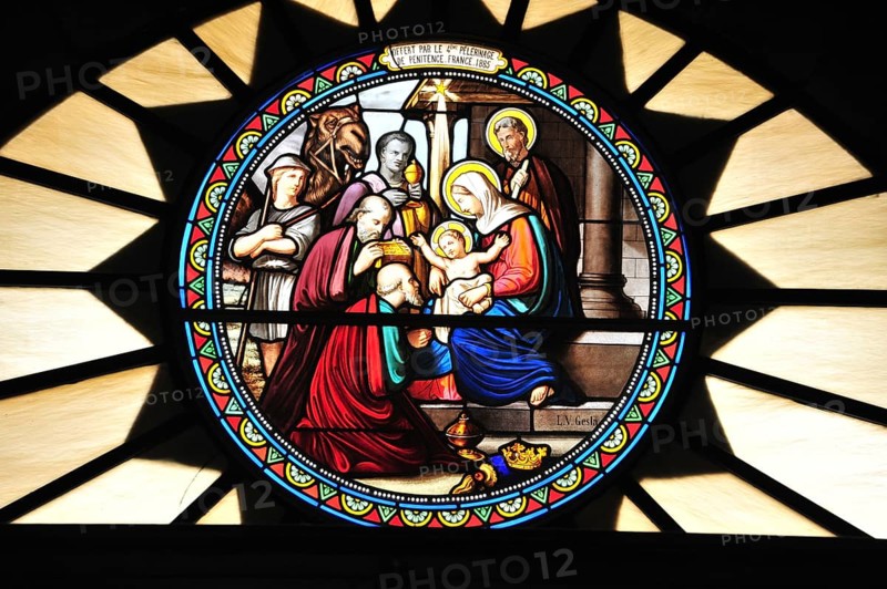 Stained glass window
