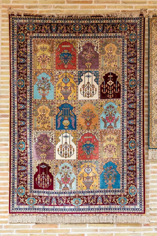 Ornate Suzani carpet