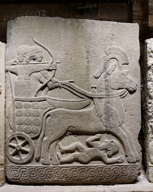Relief of a chariot on an orthostat from Kargamis