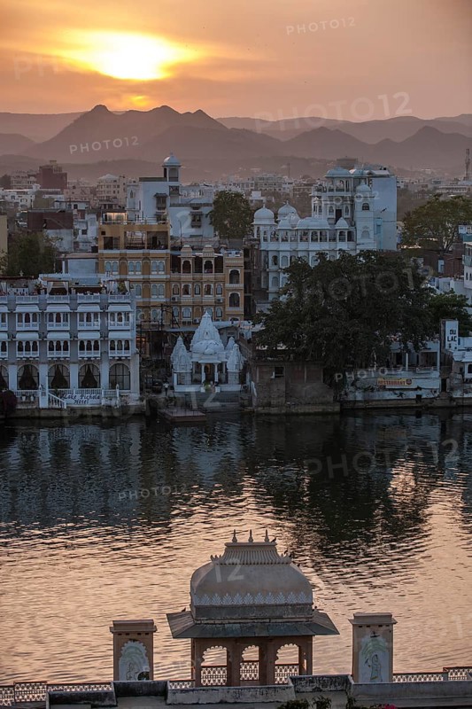 Evening mood over a part of the historic centre
