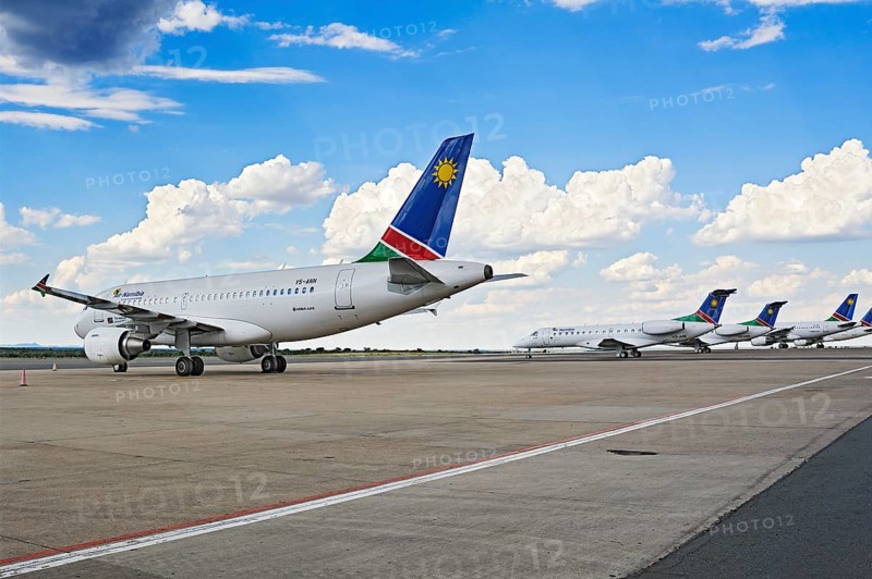 Air Namibia jets at Hosea Kutako International Airport