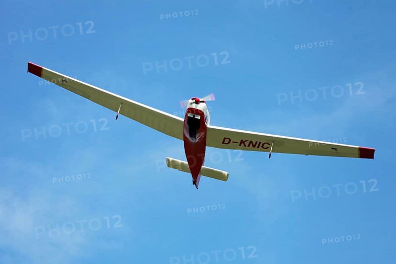 Motor glider Scheibe SF-25C ""Falcon"" from underneath