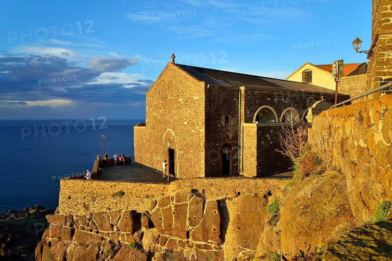 Sant'Antonio Abate Cathedral in the evening light