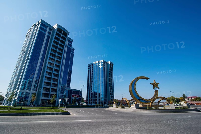 Golden half moon in the center of Argun