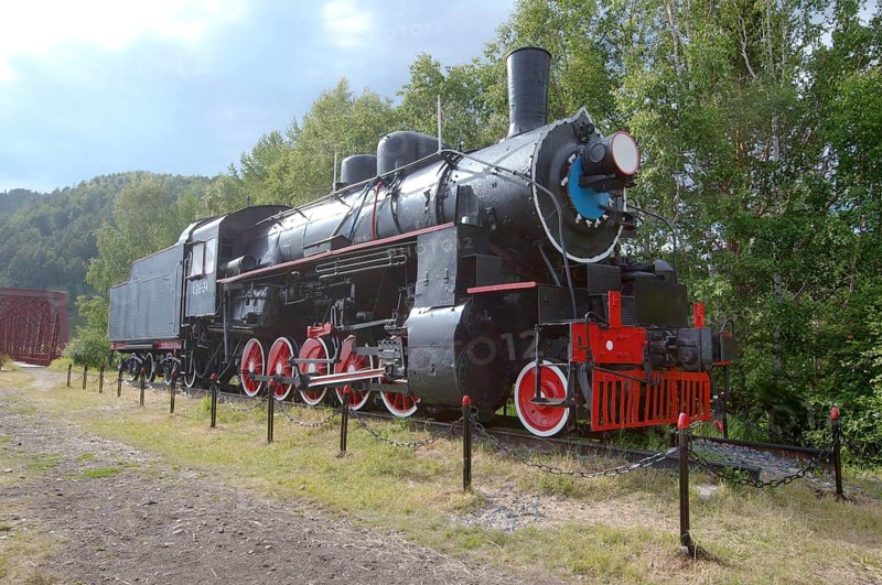 An old steam locomotive