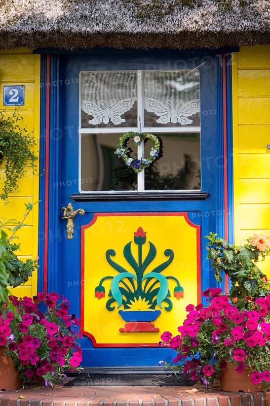 Typical Darsser front door