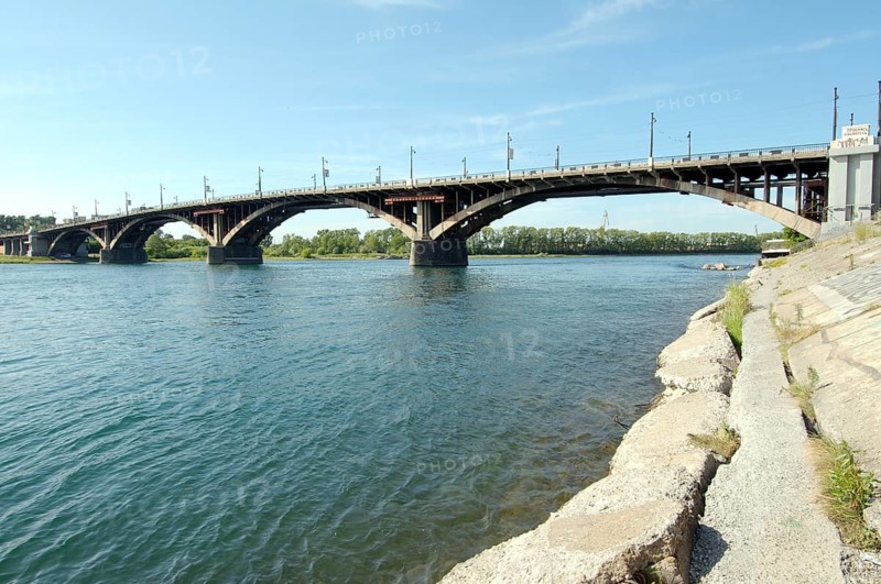 Bridge across Angara river