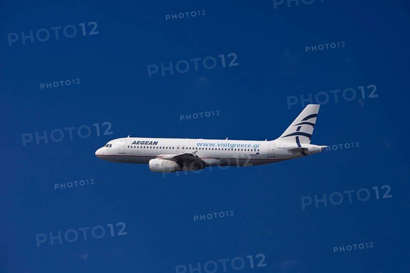 SX-DGD Aegean Airlines Airbus A320-232 in flight