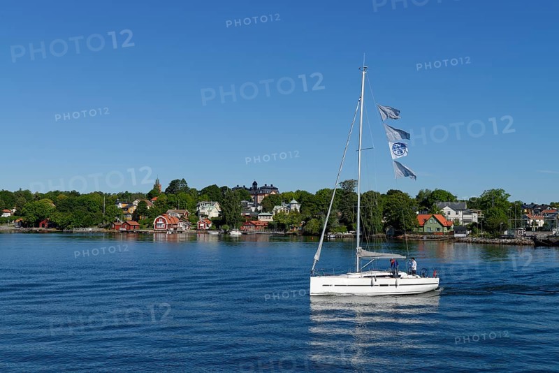 Sailboat off Vaxholm