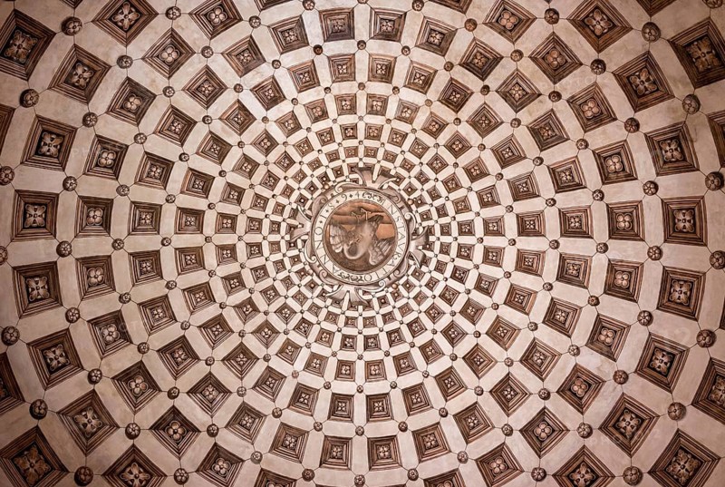 Ceiling at Santa Maria la Real monastery