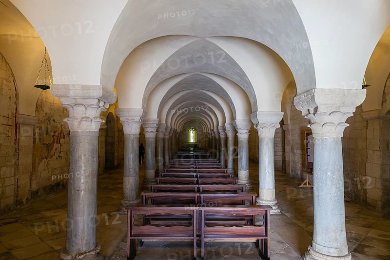 The lower church Santa Maria della Scala with crypt
