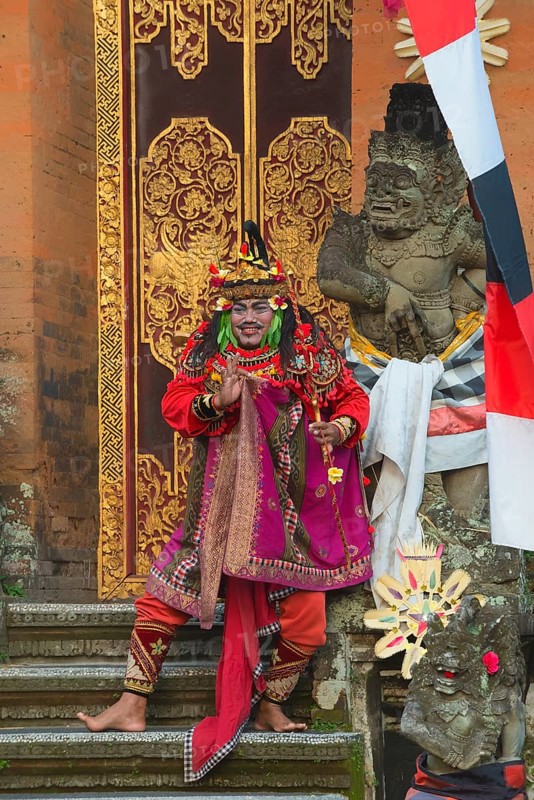 Balinese Kecak dancer