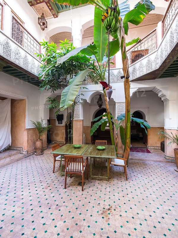 Courtyard of a typical Riad