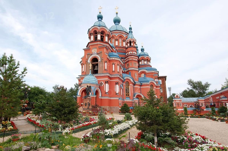 Kazan Cathedral in the historic city center