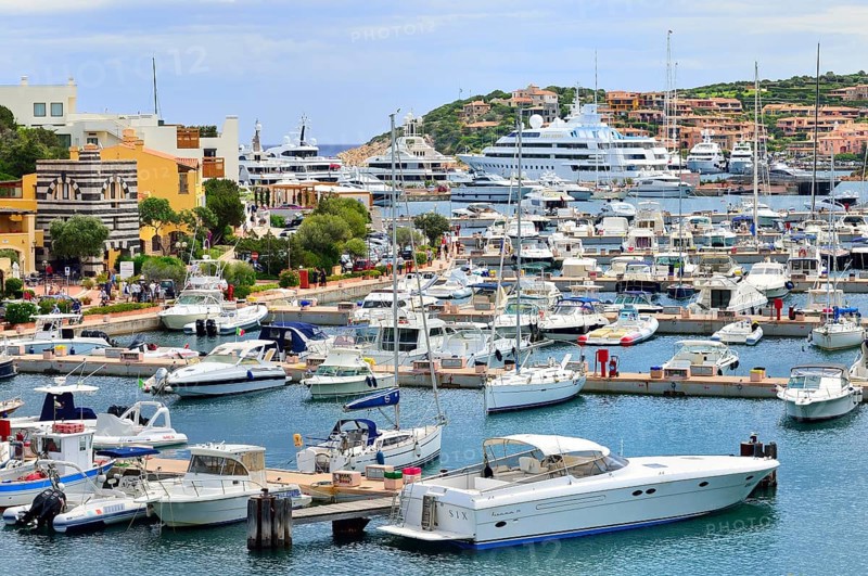 View of the marina
